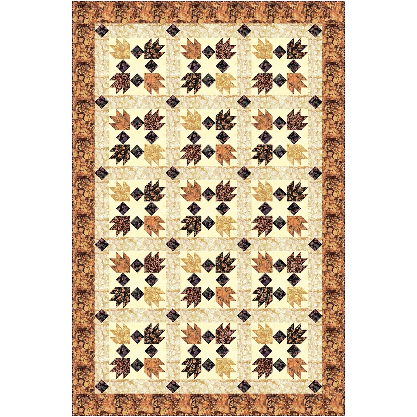 Drifting Leaves Quilt Pattern PQ-076w - Wholesale Product