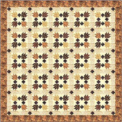 Drifting Leaves Quilt Pattern PQ-076w - Wholesale Product