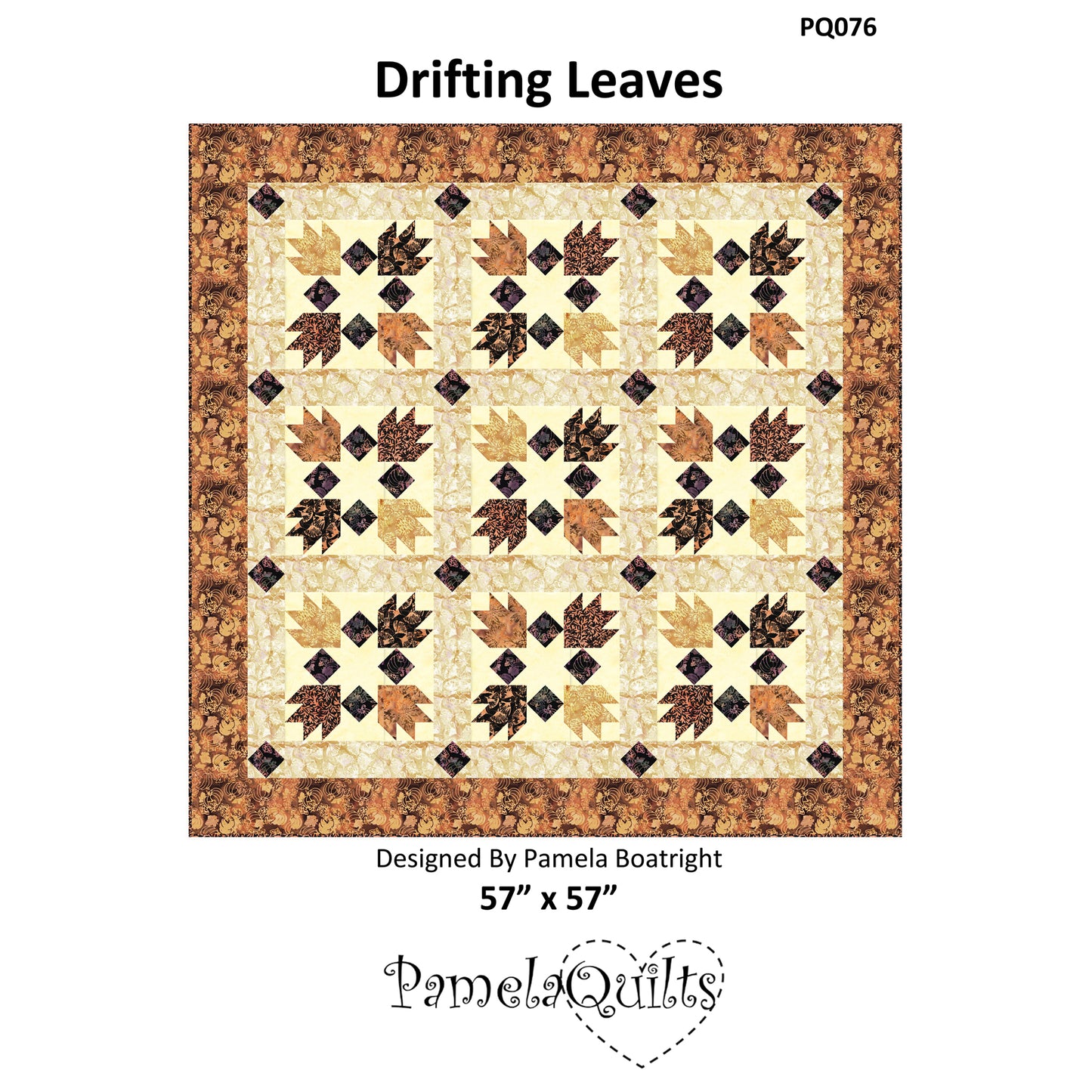 Drifting Leaves Quilt Pattern PQ-076w - Wholesale Product