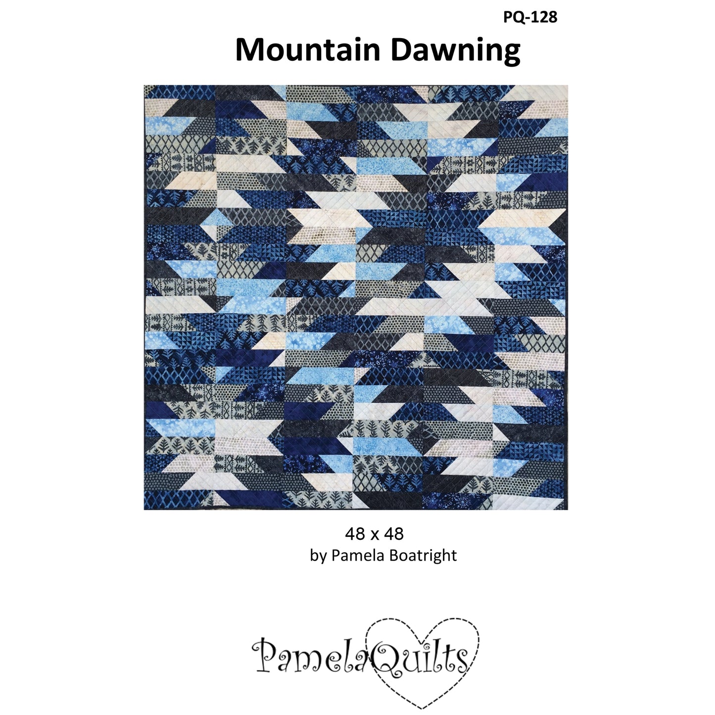 Mountain Dawning Quilt Pattern PQ-128 - Paper Pattern