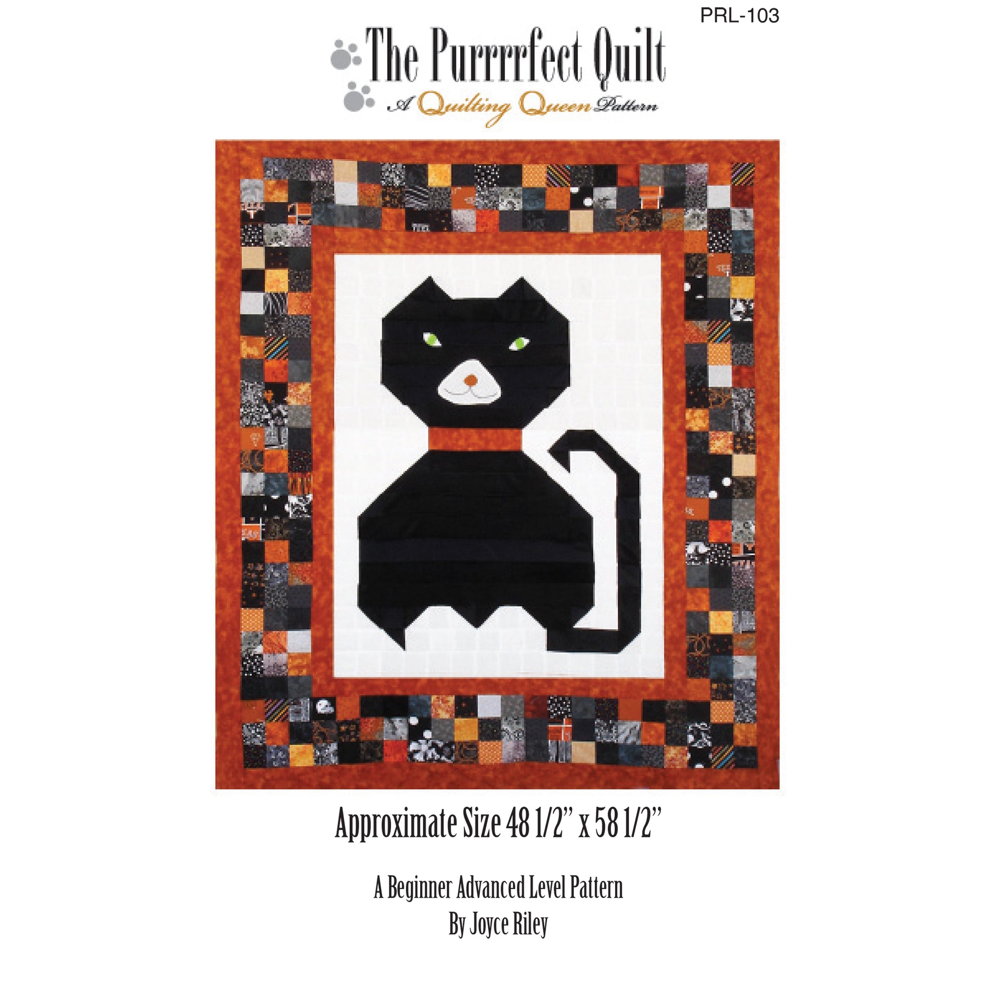 Cover image of pattern for The Purrrrfect Quilt.