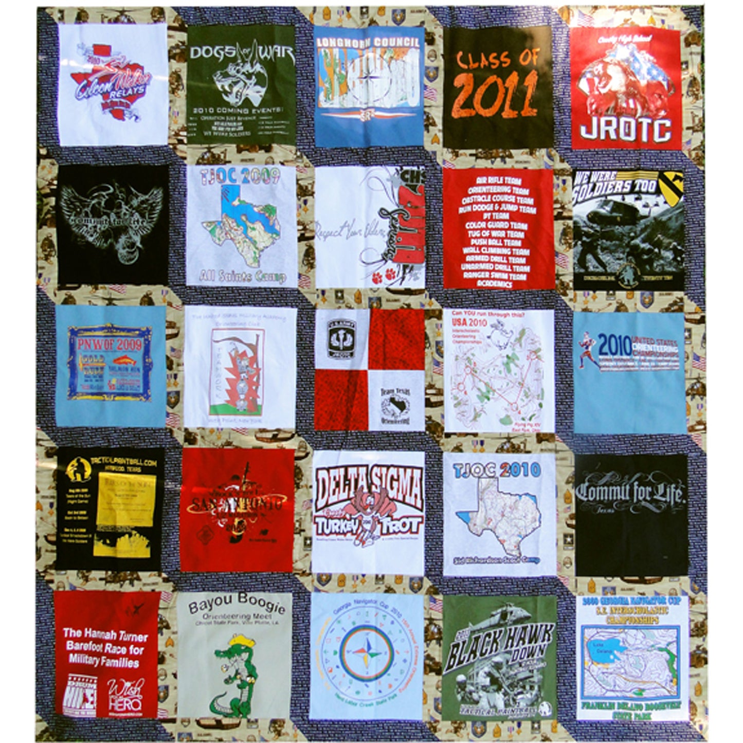 T-Shirts of Glory Quilt Pattern PRL-104 - Paper Pattern