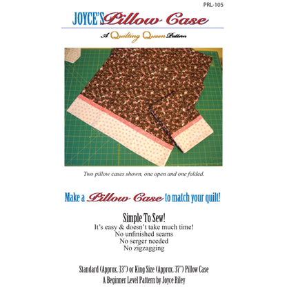 Joyce's Pillow Case PRL-105e - Downloadable Pattern