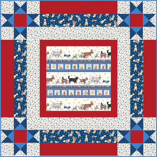 Dog Run Quilt Pattern PS-1000 - Paper Pattern