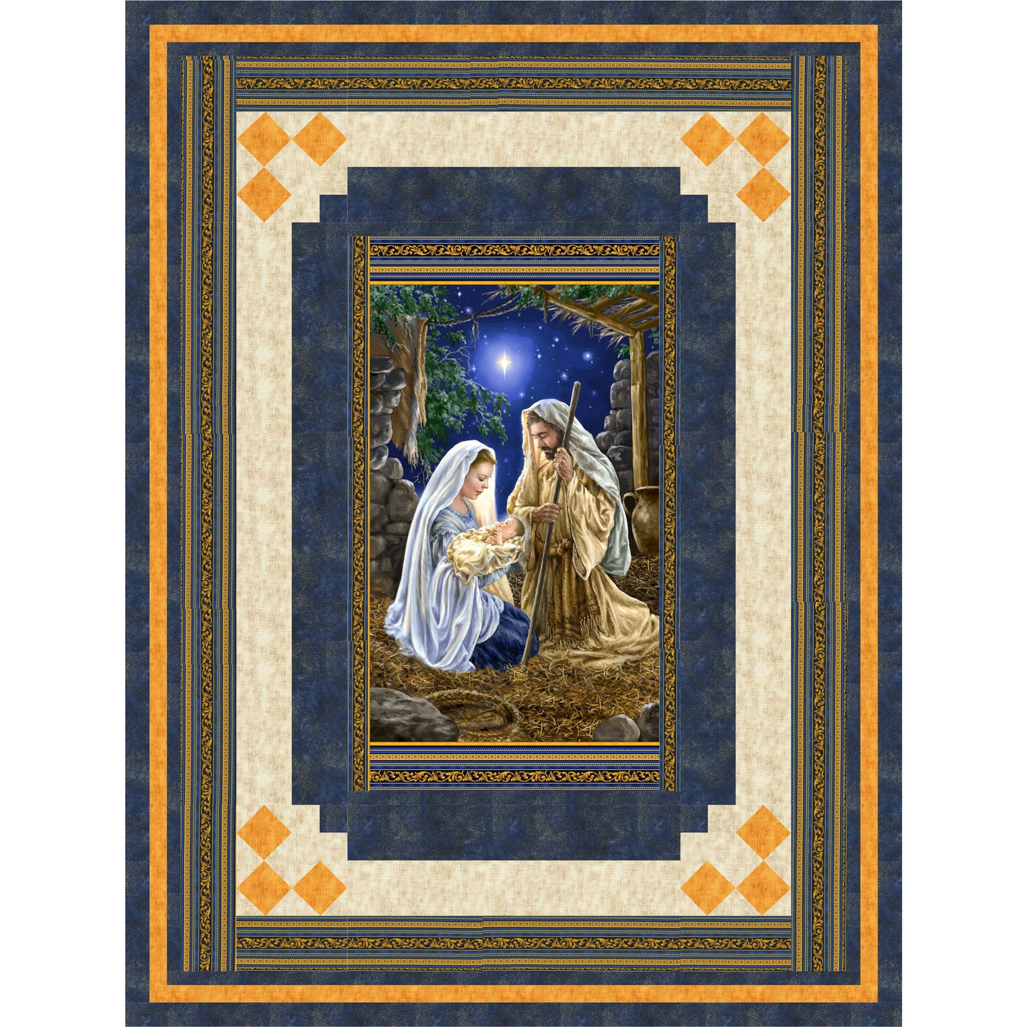 O Night Divine Quilt PS-1009e - Downloadable Pattern