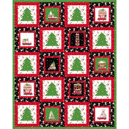 Reindeer Games Quilt Pattern PS-1011 - Paper Pattern
