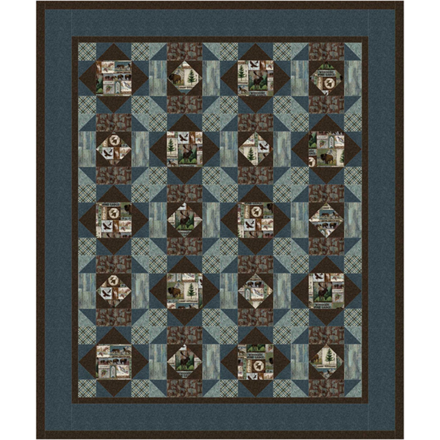 Fur Tracks Quilt PS-1020e - Downloadable Pattern