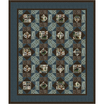 Fur Tracks Quilt PS-1020e - Downloadable Pattern