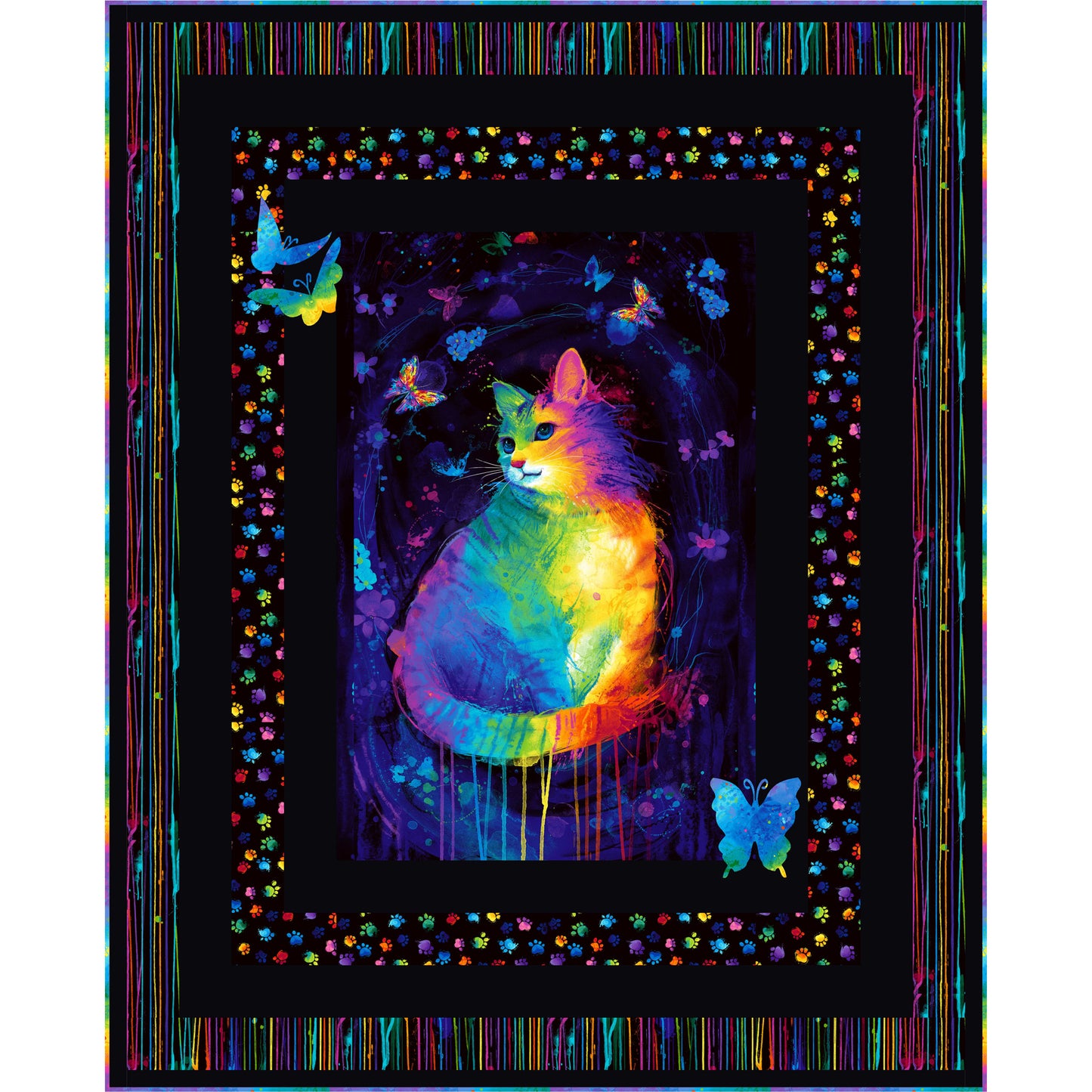 Butterfly Chaser Quilt PS-1023e - Downloadable Pattern