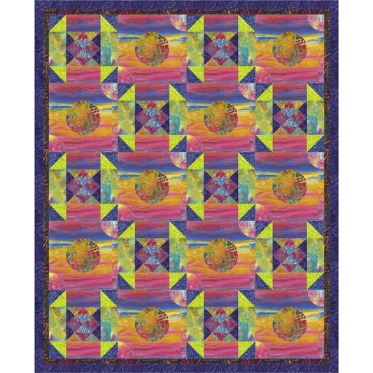 Solar Power Quilt Pattern PS-1025 - Paper Pattern
