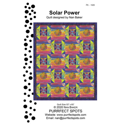 Solar Power Quilt PS-1025e - Downloadable Pattern