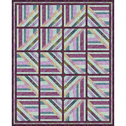 Purrfect Purrple Quilt PS-1028e - Downloadable Pattern