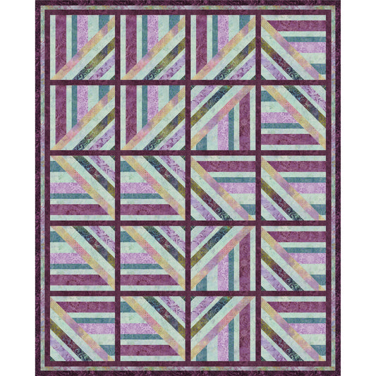 Purrfect Purrple Quilt Pattern PS-1028 - Paper Pattern