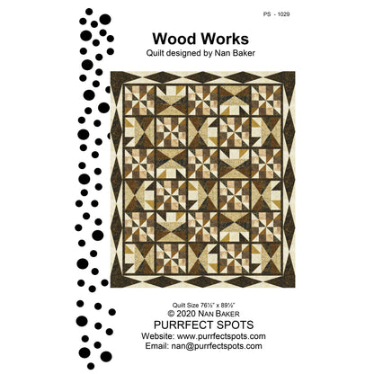 Wood Works Quilt PS-1029e  - Downloadable Pattern
