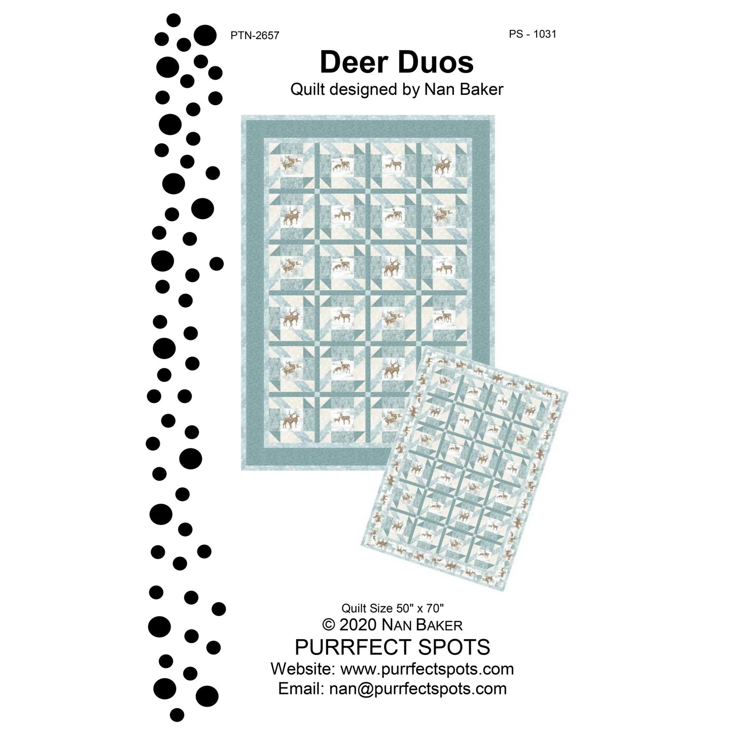 Deer Duos Quilt PS-1031e - Downloadable Pattern
