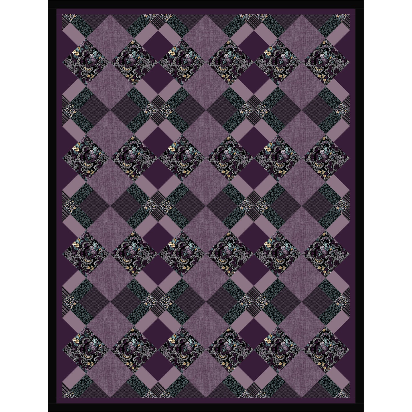 Pinot Noir Quilt PS-1032e - Downloadable Pattern