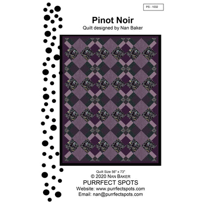 Pinot Noir Quilt PS-1032e - Downloadable Pattern