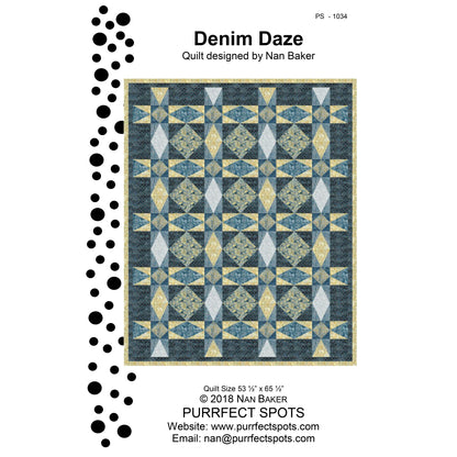 Denim Daze Quilt PS-1034e - Downloadable Pattern