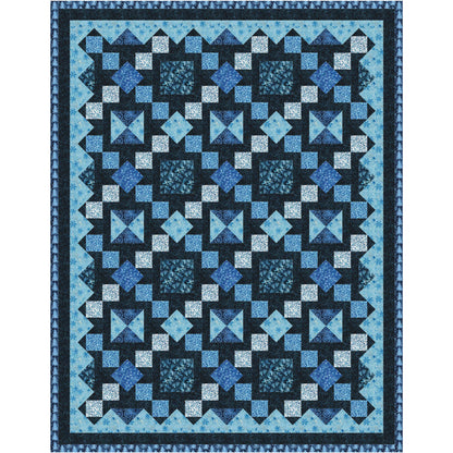 Cobalt Classic Quilt PS-1035e - Downloadable Pattern