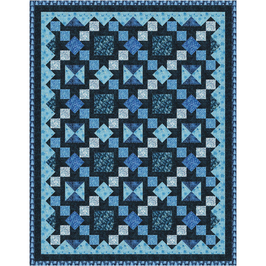 Cobalt Classic Quilt Pattern PS-1035 - Paper Pattern