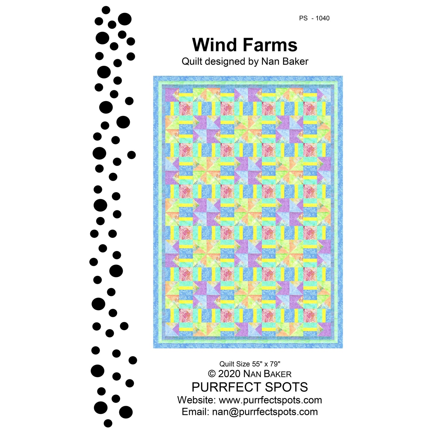 Wind Farms Quilt PS-1040e - Downloadable Pattern