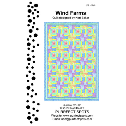 Wind Farms Quilt PS-1040e - Downloadable Pattern