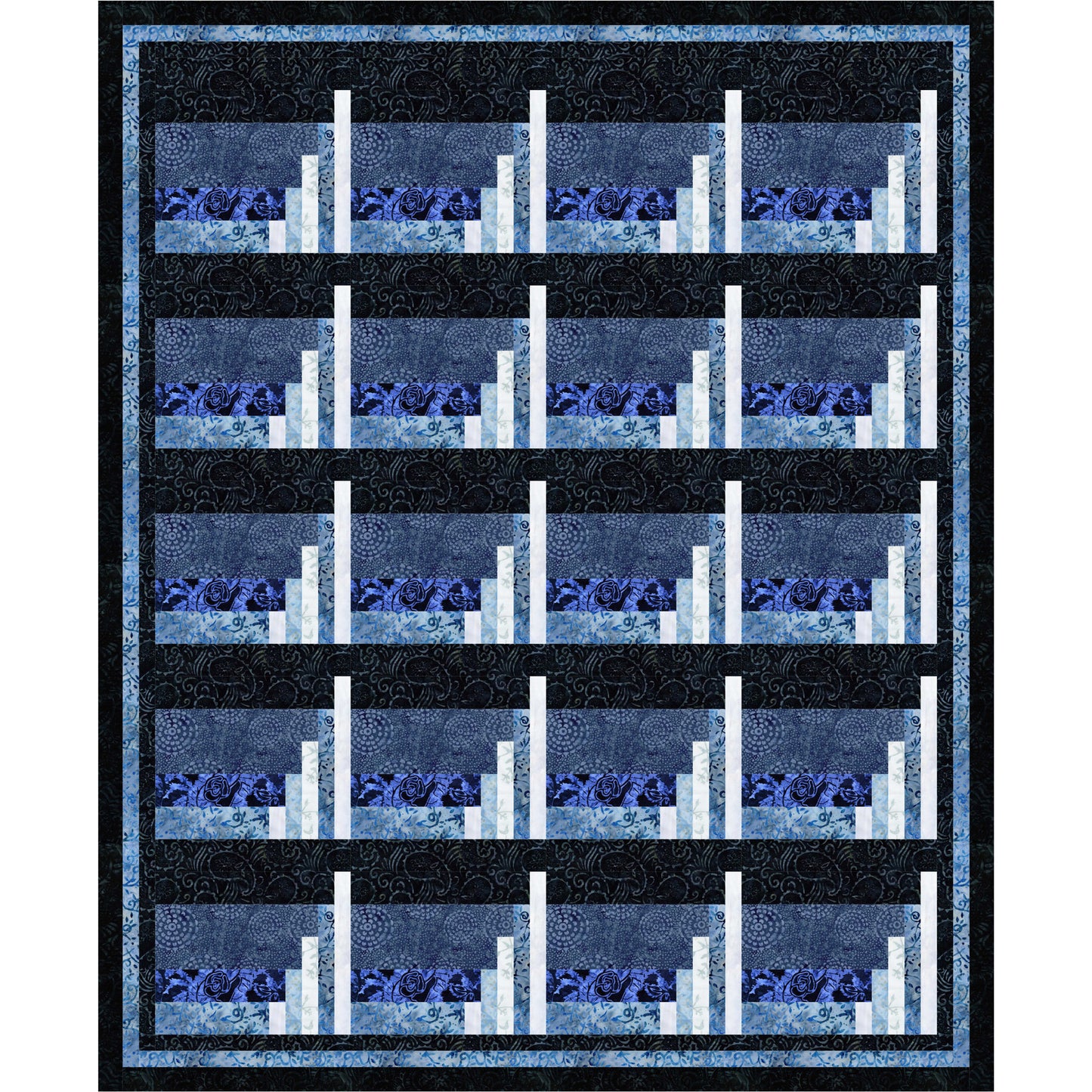 City Blocks Quilt PS-1042e - Downloadable Pattern