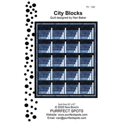 City Blocks Quilt PS-1042e - Downloadable Pattern