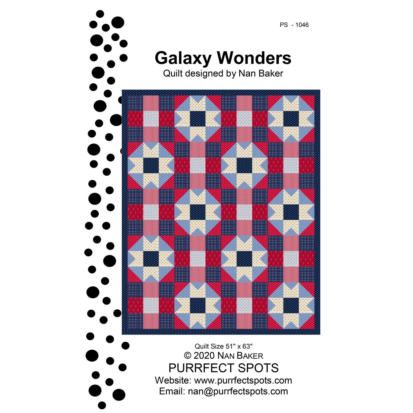 Galaxy Wonders Quilt Pattern PS-1046 - Paper Pattern
