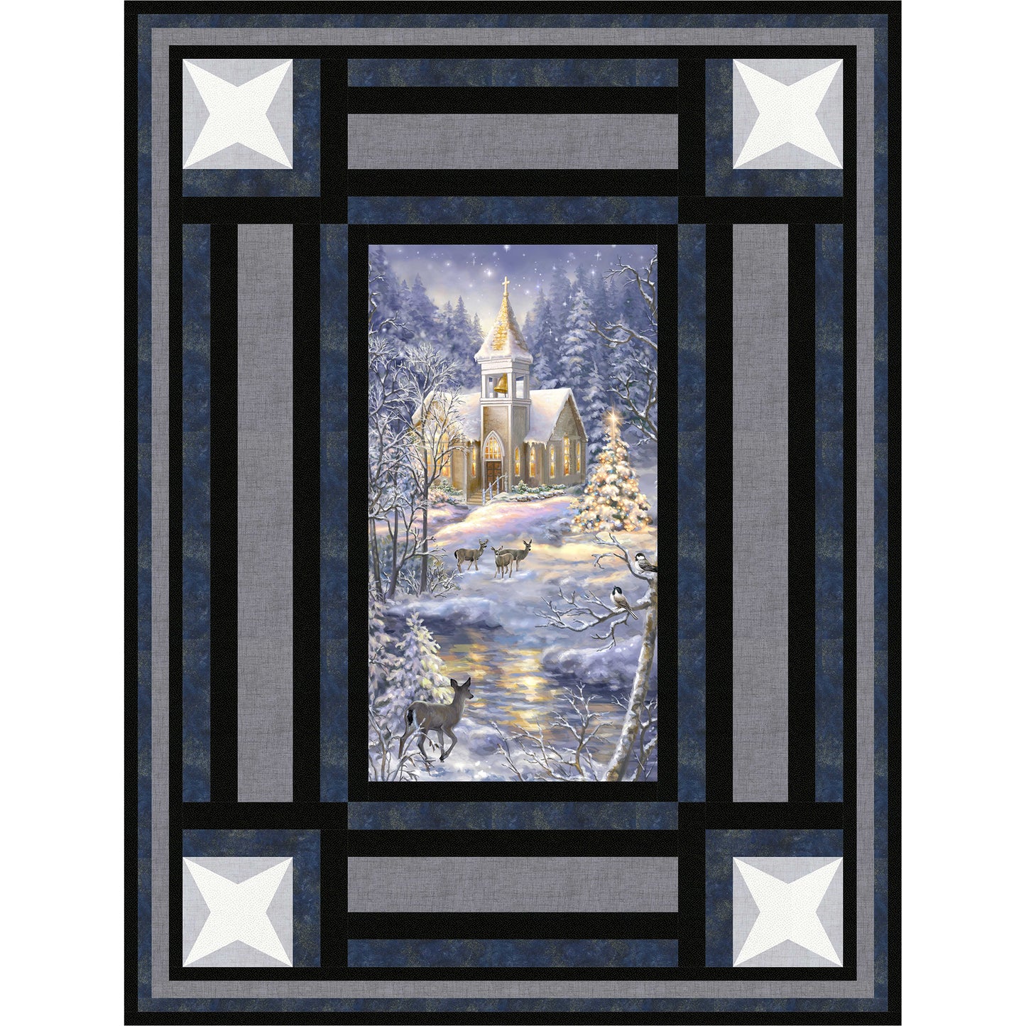 A Midnight Clear Quilt PS-1048e - Downloadable Pattern