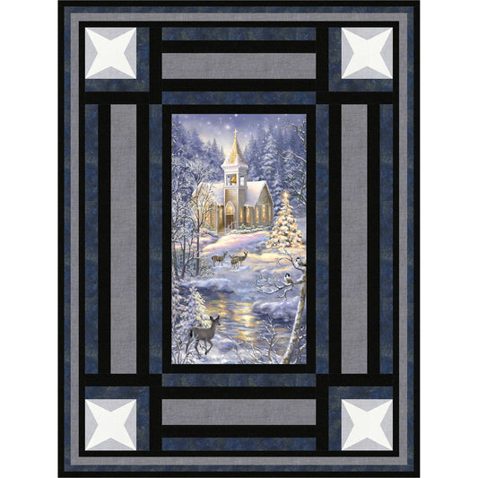 A Midnight Clear Quilt Pattern PS-1048 - Paper Pattern