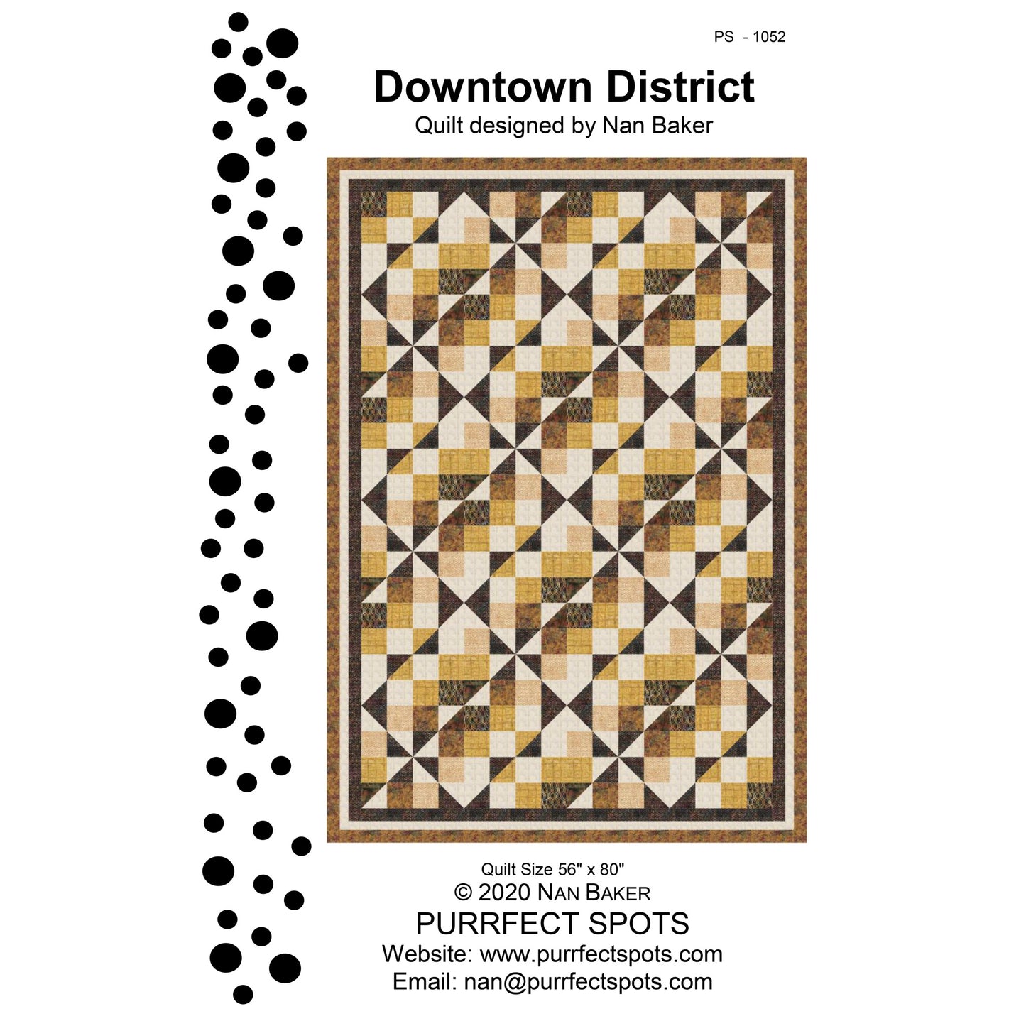 Downtown District Quilt PS-1052e - Downloadable Pattern