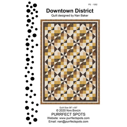 Downtown District Quilt PS-1052e - Downloadable Pattern