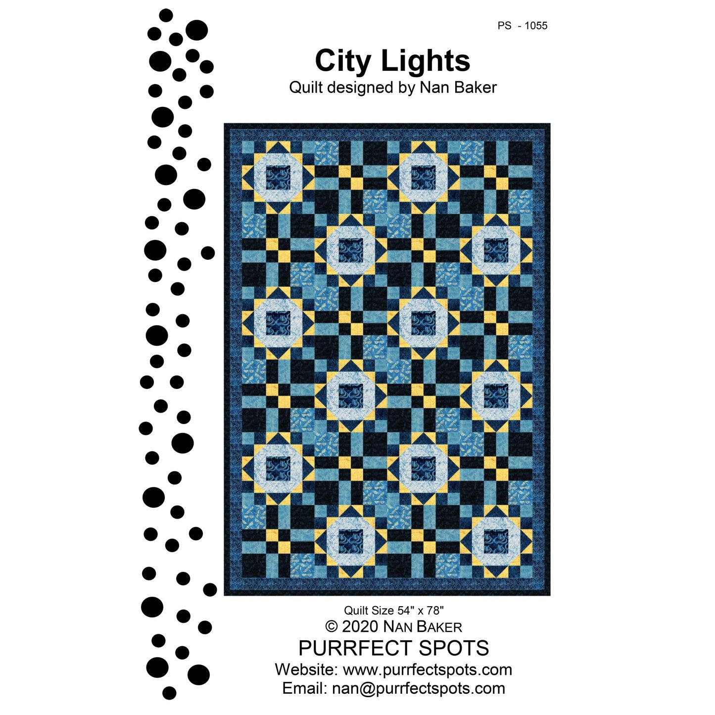 City Lights Quilt PS-1055e - Downloadable Pattern