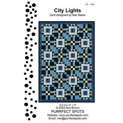City Lights Quilt PS-1055e - Downloadable Pattern