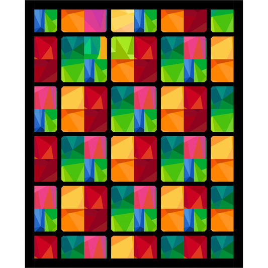 Crystal Persuasion Quilt Pattern PS-1057 - Paper Pattern