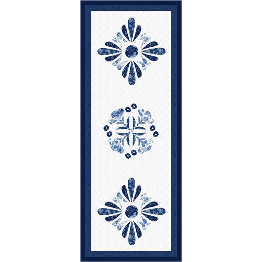 Delft Blues Table Runner Pattern PS-1063 - Paper Pattern