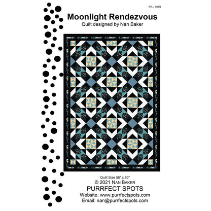 Moonlight Rendezvous Quilt Pattern PS-1069 - Paper Pattern