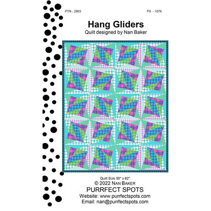 Cover image of pattern for Hand Gliders quilt.