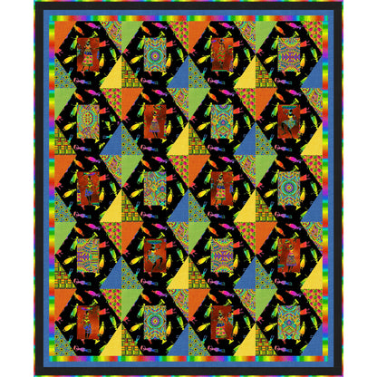 Distant Diamonds Quilt PS-1087e - Downloadable Pattern