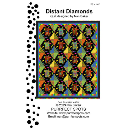 Distant Diamonds Quilt PS-1087e - Downloadable Pattern