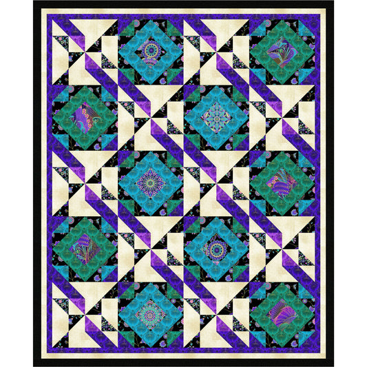 Grape Jelly & Blueberry Jam Quilt PS-1088e - Downloadable Pattern