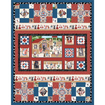 Party Animals Quilt PS-1094e - Downloadable Pattern