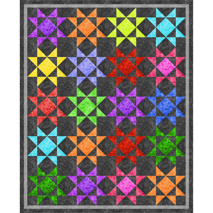 Pop Stars Quilt PS-1107e - Downloadable Pattern – QuiltWoman.com
