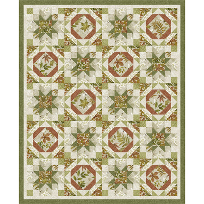 A beautiful quilt just in time for fall with all its colors.