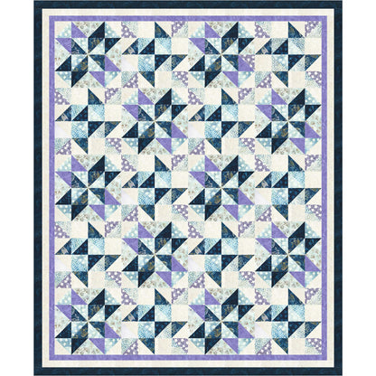 Cool off with this lacy quilt that looks like an ice castle.