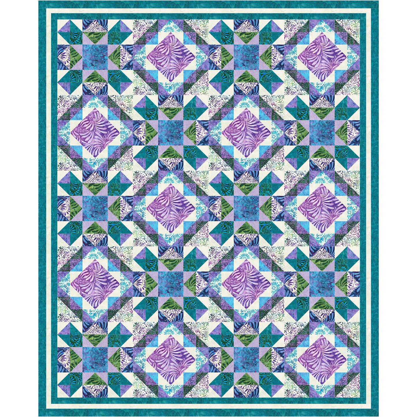 Amethyst Secrets Quilt PS-1137e - Downloadable Pattern
