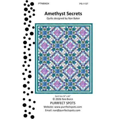 Amethyst Secrets Quilt PS-1137e - Downloadable Pattern