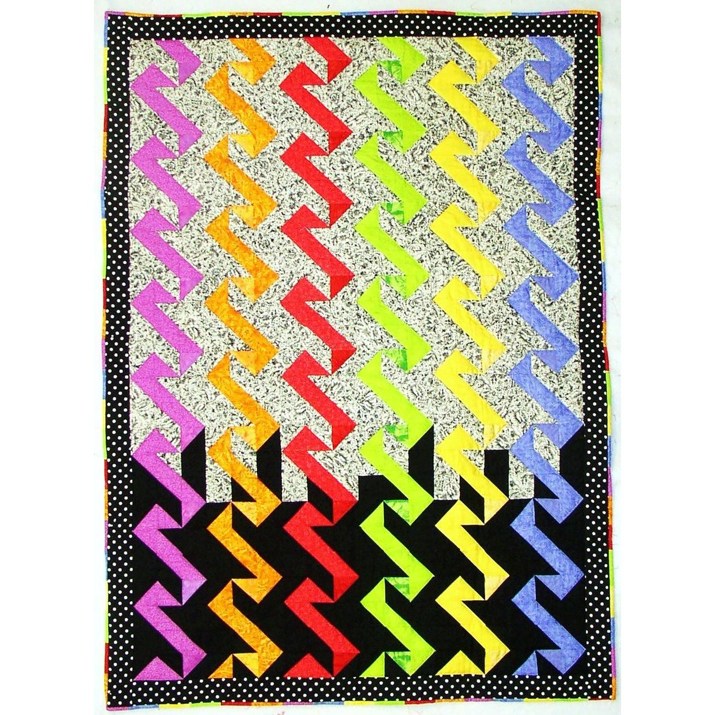 Memphis Ribbon & Blues Quilt PS-901e - Downloadable Pattern