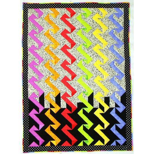 Memphis Ribbon & Blues Quilt PS-901e - Downloadable Pattern